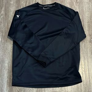 Under Armour - Men's Armour Fleece® Storm Crew - Black Crewneck Men’s Size US XL
